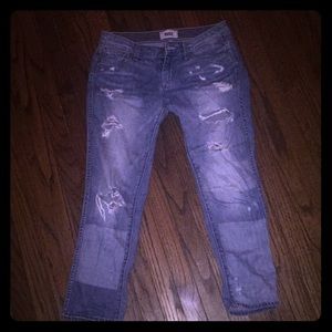 Distressed Paige jeans